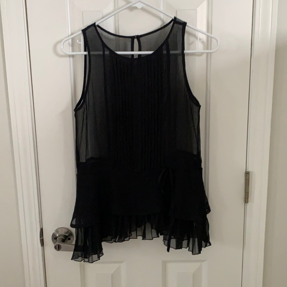 Brigitte Bardot sz 1 black sleeveless too